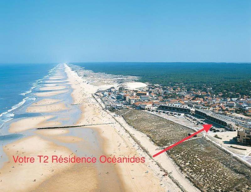 T2 Res Oceanides Vue Ocean, Parking Prive Apartment Lacanau Bagian luar foto